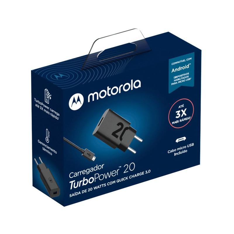 Carregador Motorola Moto E5 XT1944 Micro USB Original - Carregador